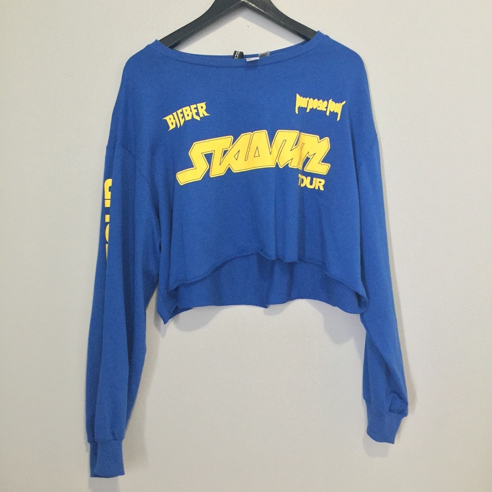 Purpose World Tour Cropped Sweatshirt